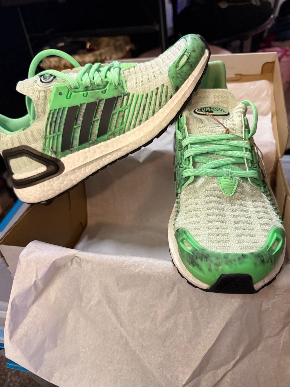 Adidas Ultraboost DNA Climacool Linen Green Carbon Men’s Sneakers